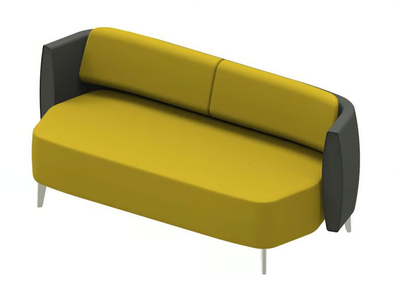 AIRWAVE 25 - Fabric sofa with backrest and leg base _ Altek