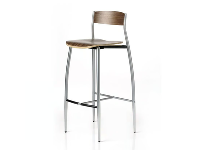 BABA - Steel and wood bar stool _ Altek