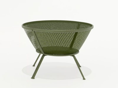 QUIZAS - Round steel garden side table _ Altek