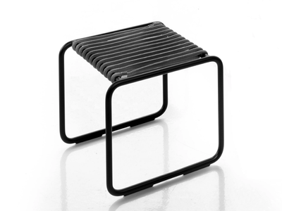 RADA - Low nautical rope garden stool _ Altek