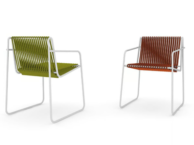 RADA - Nautical rope garden chair with armrests _ Altek