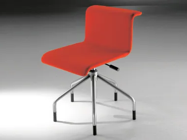 VERTIGO LV09 - Height-adjustable fabric chair with 5-spoke base _ Altek