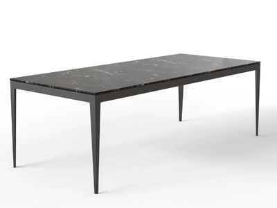 WEST COAST - Rectangular aluminium dining table _ Altek