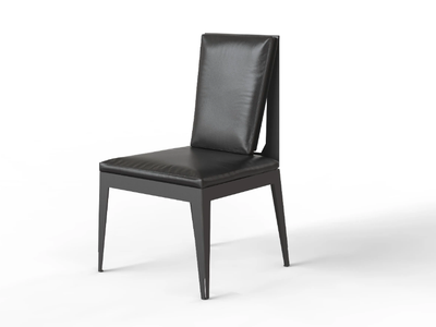 WEST COAST - Upholstered leather chair _ Altek