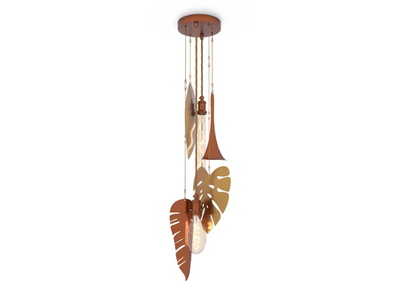 TERRA ROUND - Metal pendant lamp _ Amarcords