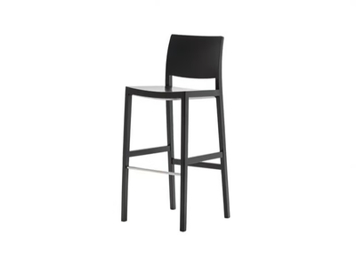 DUOS BQ2756 - High wooden barstool