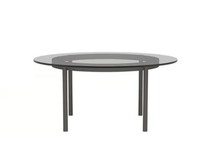 ELEMENT TABLE - Round glass coffee table