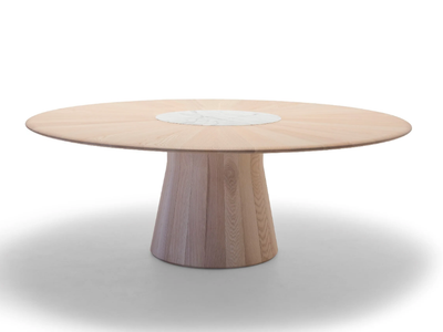 REVERSE WOOD - Round ash table