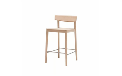 SMART BQ0651 - High stool with footrest with back