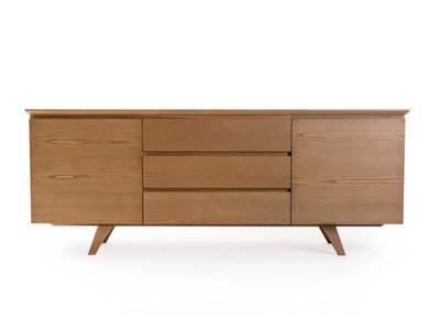HABBA - Solid wood sideboard with drawers _ Anesis