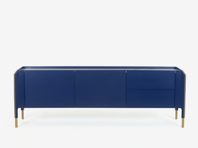 LENK - Wooden sideboard with doors _ Anesis