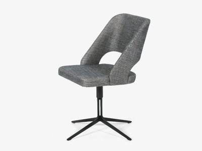 POLLENA - Swivel with 4-spoke base fabric chair _ Anesis