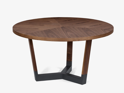 SITO - Round solid wood dining table _ Anesis