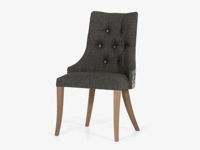 YAMIN - Tufted upholstered fabric chair _ Anesis