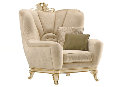 RICASOLI - Fabric armchair with armrests _ A.R. Arredamenti