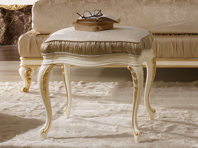 RICASOLI - Upholstered fabric stool _ A.R. Arredamenti