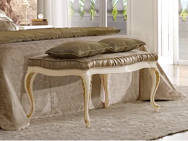 RICASOLI - Upholstered velvet bench _ A.R. Arredamenti