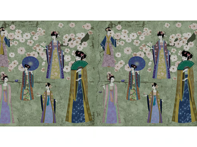 KIMONO - Digital printing wallpaper _ Architects Paper