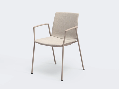 AIRA - Upholstered chair with armrests _ Ares Line
