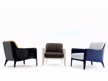 COCCA - Polyurethane garden armchair with armrests _ arflex