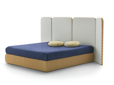 PALAZZO - Upholstered double bed with high headboard _ arflex