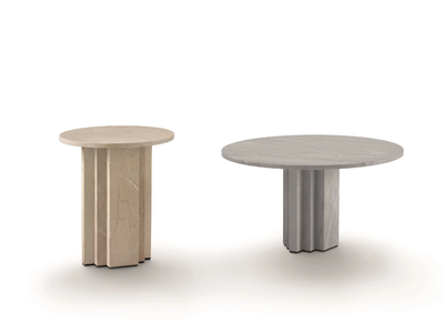 SCALEA - Round marble coffee table _ arflex