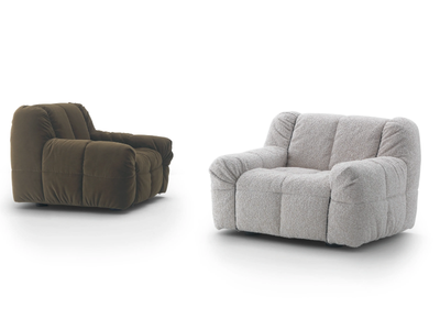 STRIPS 77 - Fabric armchair with armrests _ arflex
