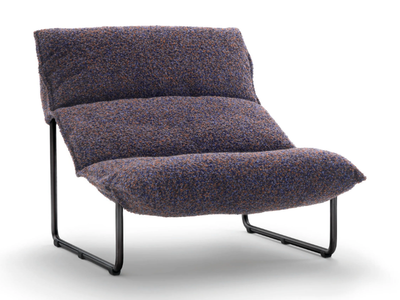 TABOGA - Sled base fabric armchair with removable cover _ arflex