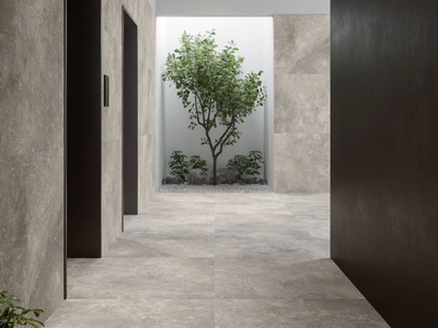 CM2 TWIN.S - STEAM - Porcelain stoneware outdoor floor slabs with concrete effect _ ARIOSTEA