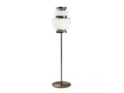KÉPI - Titanium floor lamp _ Arketipo