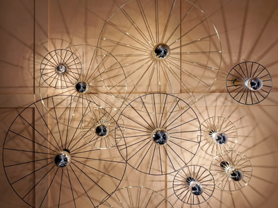 WHEEL - Metal wall lamp _ Aromas del Campo