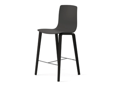 AAVA 02 - High stool with wood legs _ Arper