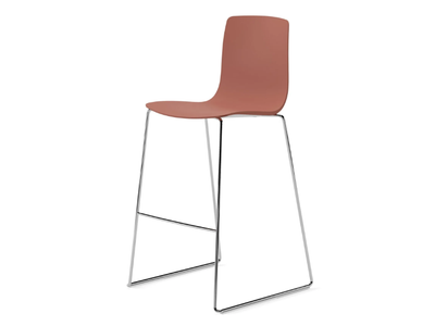 AAVA 02 - Sled base high barstool _ Arper