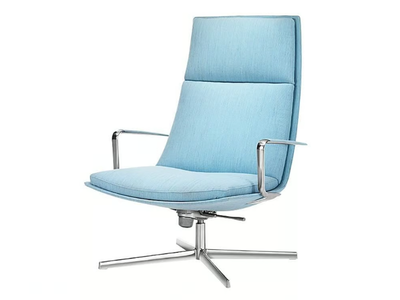 CATIFA 70 - Upholstered armchair with armrests with 4-spoke base _ Arper
