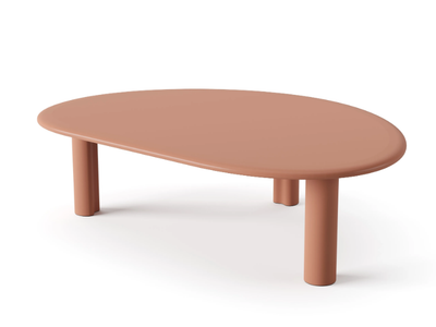 GHIA - Low oval MDF coffee table _ Arper