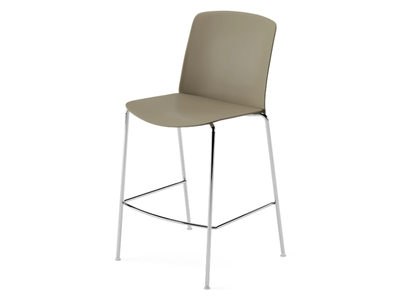 MIXU - Polypropylene and plywood stackable stool _ Arper