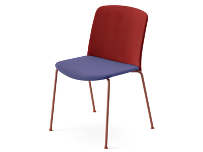 MIXU - Upholstered stackable fabric chair _ Arper
