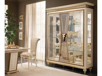 FANTASIA - Wood and glass display cabinet _ Arredoclassic