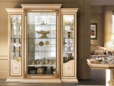 LEONARDO - Classic style wooden display cabinet _ Arredoclassic