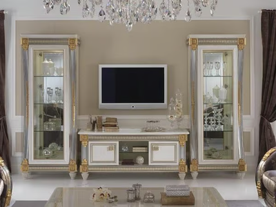 LIBERTY - Art Nouveau modular TV cabinet _ Arredoclassic