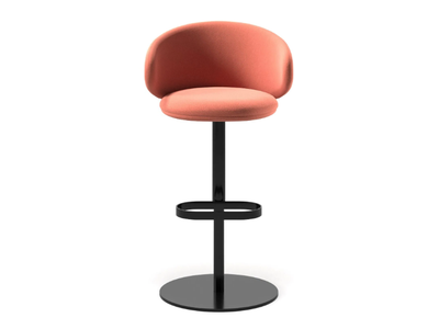 BELLE ST-ADJ - Fabric stool height-adjustable with footrest _ Arrmet