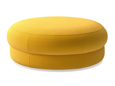 CÈPE L - Round fabric pouf _ Arrmet