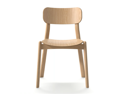 KIYUMI WOOD - Stackable ash chair open back _ Arrmet