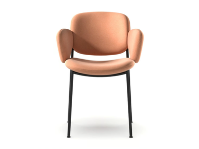 MACKA - Upholstered fabric chair with armrests _ Arrmet