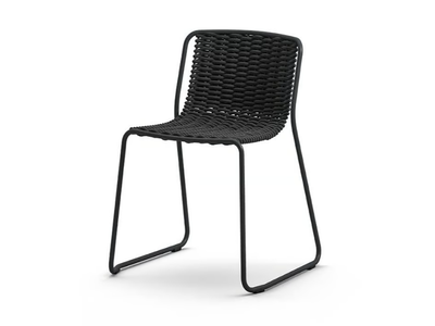 RANDA - Stackable sled base garden chair _ Arrmet