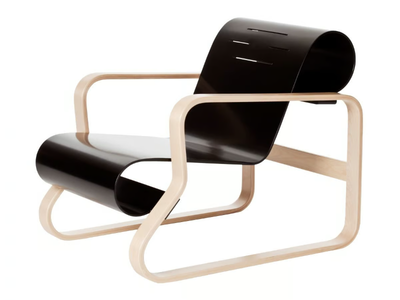 41 "PAIMIO" - Wooden armchair with armrests _ Artek
