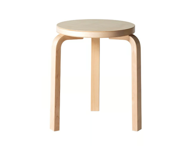 60 - Stackable wooden stool _ Artek