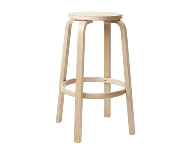64 - High wooden stool _ Artek