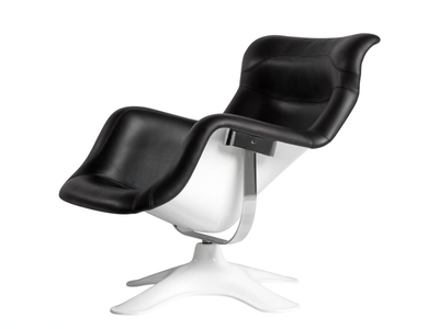 KARUSELLI - Leather armchair _ Artek