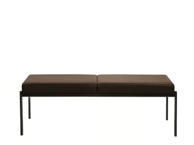 KIKI - Upholstered leather bench _ Artek
